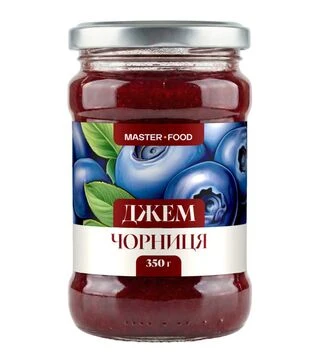 Джем Master Food чорничний, 350 г