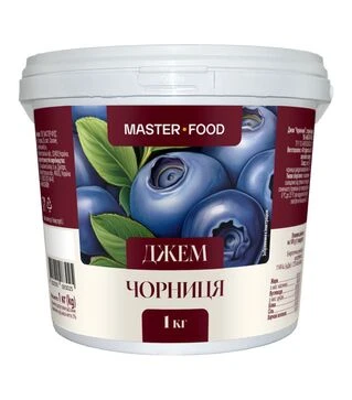 Джем Master Food чорничний, 1 кг