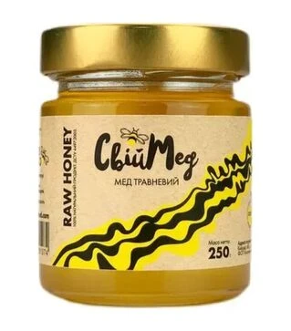 Мед травневий Свій мед, 250 г скло