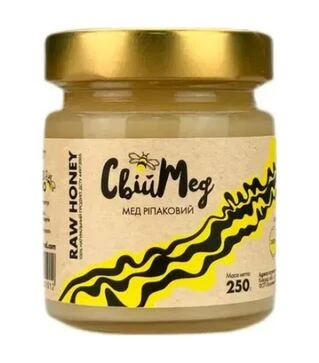 Мед рапсовый Свой мед, 250 г стекло