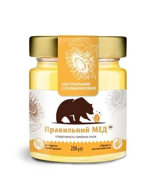 Подарунковий набір Правильний мед &laquo;Сортові меда&raquo;, 1 кг скло