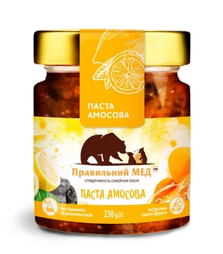Паста Амосова Правильний мед, 230 г