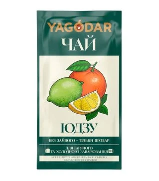 Чай фруктовый Юзу натуральный концентрированный, 12шт х 50г
