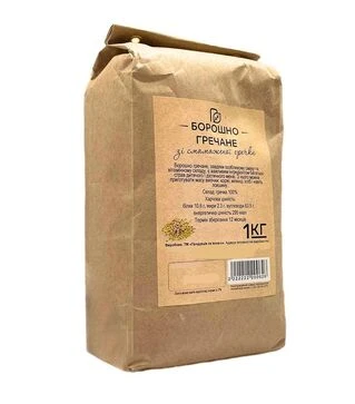 Мука из жареной гречки Продукция, как она есть, 1 кг
