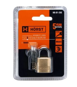 Замок навісний Horst 20мм (HR-B1-20E)