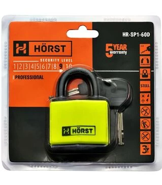 Замок навісний Horst Titan 60мм (HR-SP1-60D)