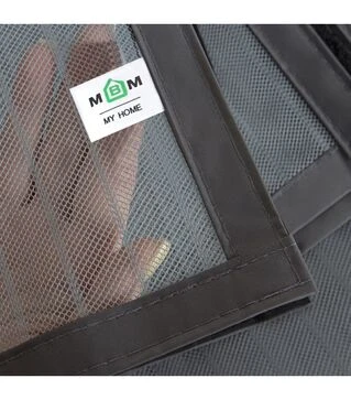Москитная сетка MVM для входных дверей, на магнитах, 92х200 см, титан (MN-920 T)