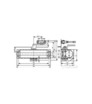 Дверний доводчик DORMA TS 77 EN3 зі стандартною тягою, Коричневий (76050103)