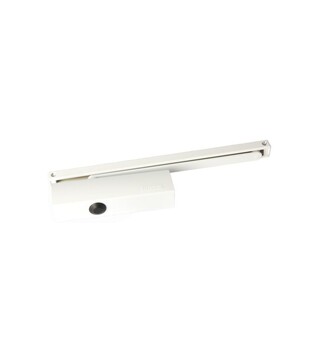 Дверной доводчик GEZE TS 3000 V BC со скользящей шиной, Белый (TS3000 109328+015695)