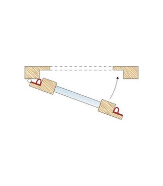Ущільнювач самоклейний Stomil Sanok D-профіль, 14х12 мм, 40 м, Чорний (SD-55X)
