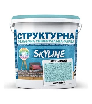 Краска цветная структурная SkyLine 1030-B40G Келайра, 16 кг
