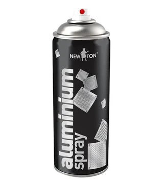 Емаль акрилова New Ton Aluminium Spray, Сірий, 400 мл