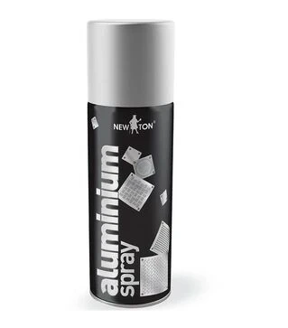 Емаль акрилова New Ton Aluminium Spray, Сірий, 400 мл