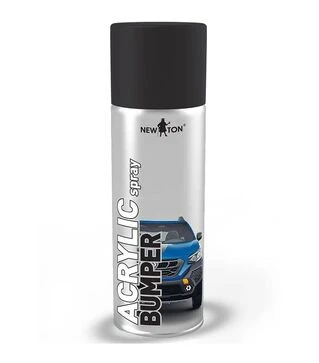 Фарба New Ton Acrylic Bumper Spray, Чорний, 500 мл