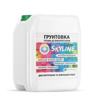 Грунтовка акриловая глубокого проникновения SkyLine Белая, 10 л