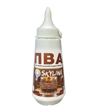 Клей ПВА универсальный водостойкий D2 SkyLine, 0,25 кг