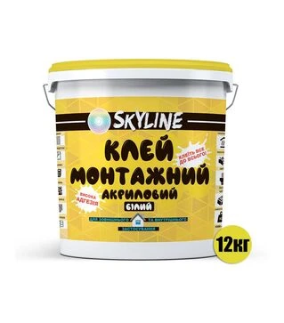 Клей-липучка монтажний акриловий універсальний SkyLine, 12 кг