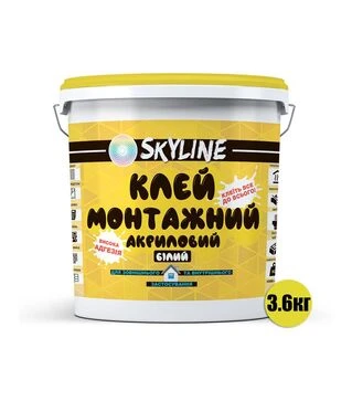 Клей-липучка монтажный акриловый универсальный SkyLine, 3,6 кг