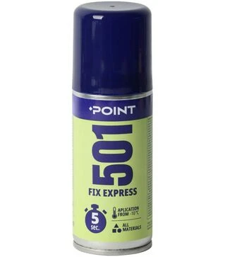 Клей двокомпонентний швидкої фіксації Point 501 Fix Express універсальний, експрес-монтаж, Прозорий, 100 мл + 25 г