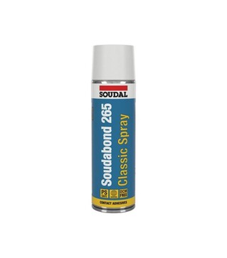 Клей-спрей контактный быстросохнущий Soudal Soudabond 265 универсальный, 500 мл