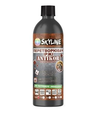 Перетворювач іржі модифікатор-очищувач SkyLine ANTIKOR, 0,5 л