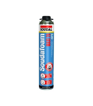Пена монтажная пистолетная Soudal Soudafoam Maxi 70 зимняя, 870 мл