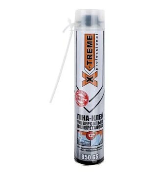Клей-піна поліуретанова X-Treme 850 GS, 750 мл