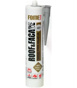 Герметик гібридний Fome Flex Roof&amp;Facade для фасаду, Сірий, 300 мл