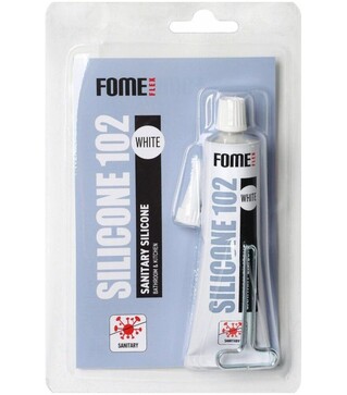 Герметик силіконовий Fome Flex 102 SILICONE, Білий, 60 мл