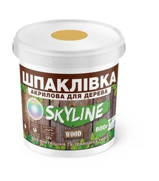 Шпаклевка акриловая SkyLine Wood для дерева Ольха, 800 г