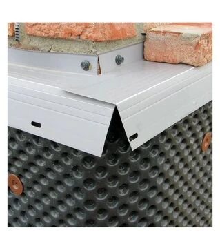 Геомембрана шиповидная PLASTMASTER Drainfol 400 для дренажа и гидроизоляции, 20&times;1 м