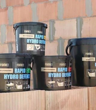 Мастика бітумно-полімерна Fome Flex Rapid Hydro Defence Mastic, Чорна, 9 кг