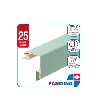 Планка FaSiding Standard/Blockhouse &laquo;Наружный угол&raquo;, Папоротник, 5 шт