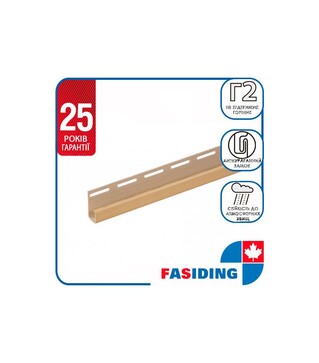 Планка FaSiding Standard/Blockhouse &laquo;J-Trim&raquo;, Арахіс, 20 шт