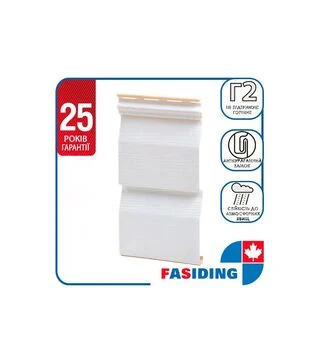 Панель виниловая FaSiding Standard, Хлопок, 10 шт