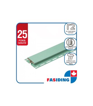 Планка FaSiding Standard/Blockhouse &laquo;Соединительная&raquo;, Папоротник, 10 шт