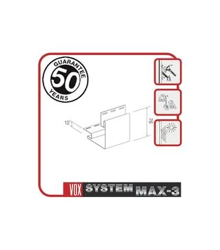 Планка VOX System MAX 3 &laquo;Наружный угол&raquo;, Дуб