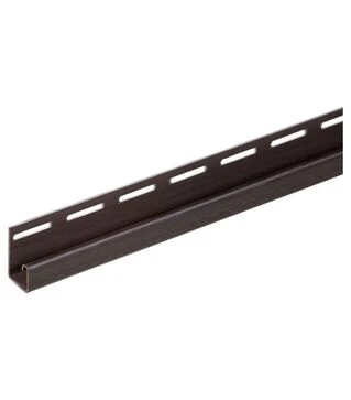 Планка FaSiding Standard/Blockhouse &laquo;J-Trim&raquo;, Коричневий, 20 шт