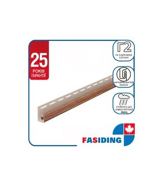 Планка FaSiding WoodHouse &laquo;J-Trim&raquo;, Золотой дуб, 5 шт