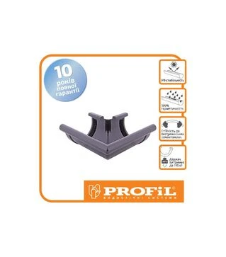 Кут PROFiL зовнішній 130/100, Графітовий 90&deg;