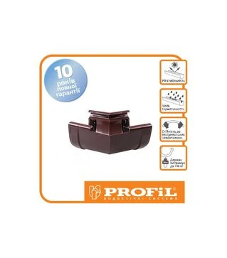 Кут PROFiL внутрішній 130/100, Коричневий 135&deg;