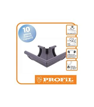 Кут PROFiL зовнішній 90/75, Графітовий 90&deg;