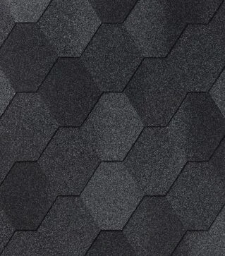 Бітумна черепиця Number One Hex (52), Dual Black