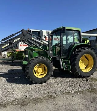 Трактор John Deere 6506 с фронтальным погрузчиком, 1996 г.в, 12110 м/ч, б/у