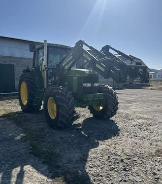 Трактор John Deere 6506 с фронтальным погрузчиком, 1996 г.в, 12110 м/ч, б/у