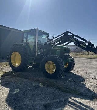Трактор John Deere 6506 с фронтальным погрузчиком, 1996 г.в, 12110 м/ч, б/у