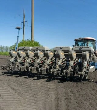 Сеялка пропашная прицепная AGROKALINA EXALINE GR-8T, сплошная рама