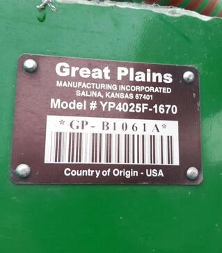 Сівалка Great Plains YP 4025F-1670, 2012 р.в, б/в