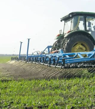 Борона дисково-пружинна AGROKALINA БП DEREX-3 з посиленою пружиною і подрібнюючим котком