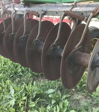 Борона дискова John Deere 630, 7,8 м, з гладкими дисками, б/в